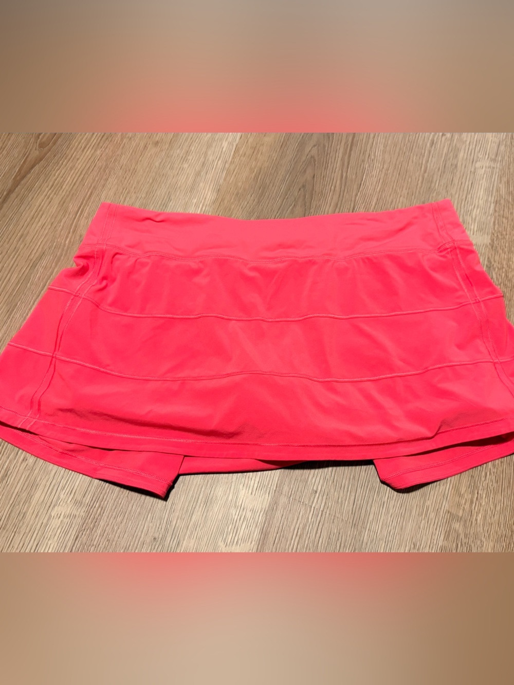 lululemon athletica Coral Pink Flared Athletic Skirt - Picture 2 of 4